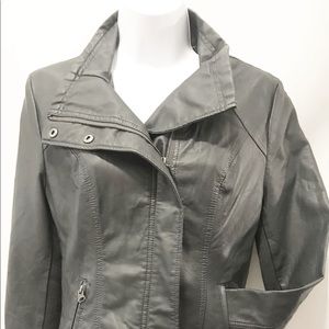 Rhonda Faux Leather Jacket Size Small